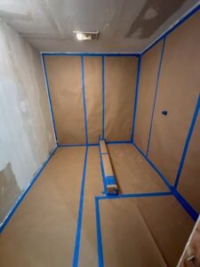 Master Bath Remodel During Constrcution 225x300