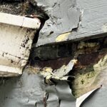 BEFORE: Wood rot repairs needed
