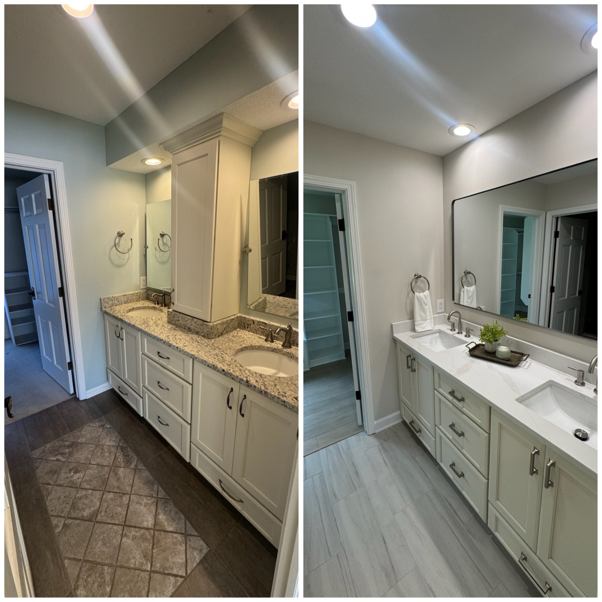 Before & After Bathroom Remodel