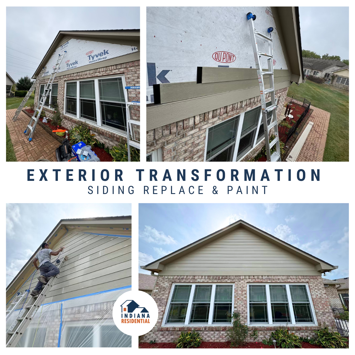 SIDING REPAIRS AND HOUSE PAINT 2025