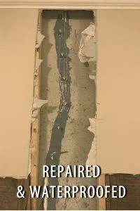 Indianapolis water damage contractor foundation crack repair