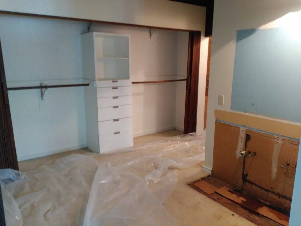 master bedroom remodeling before