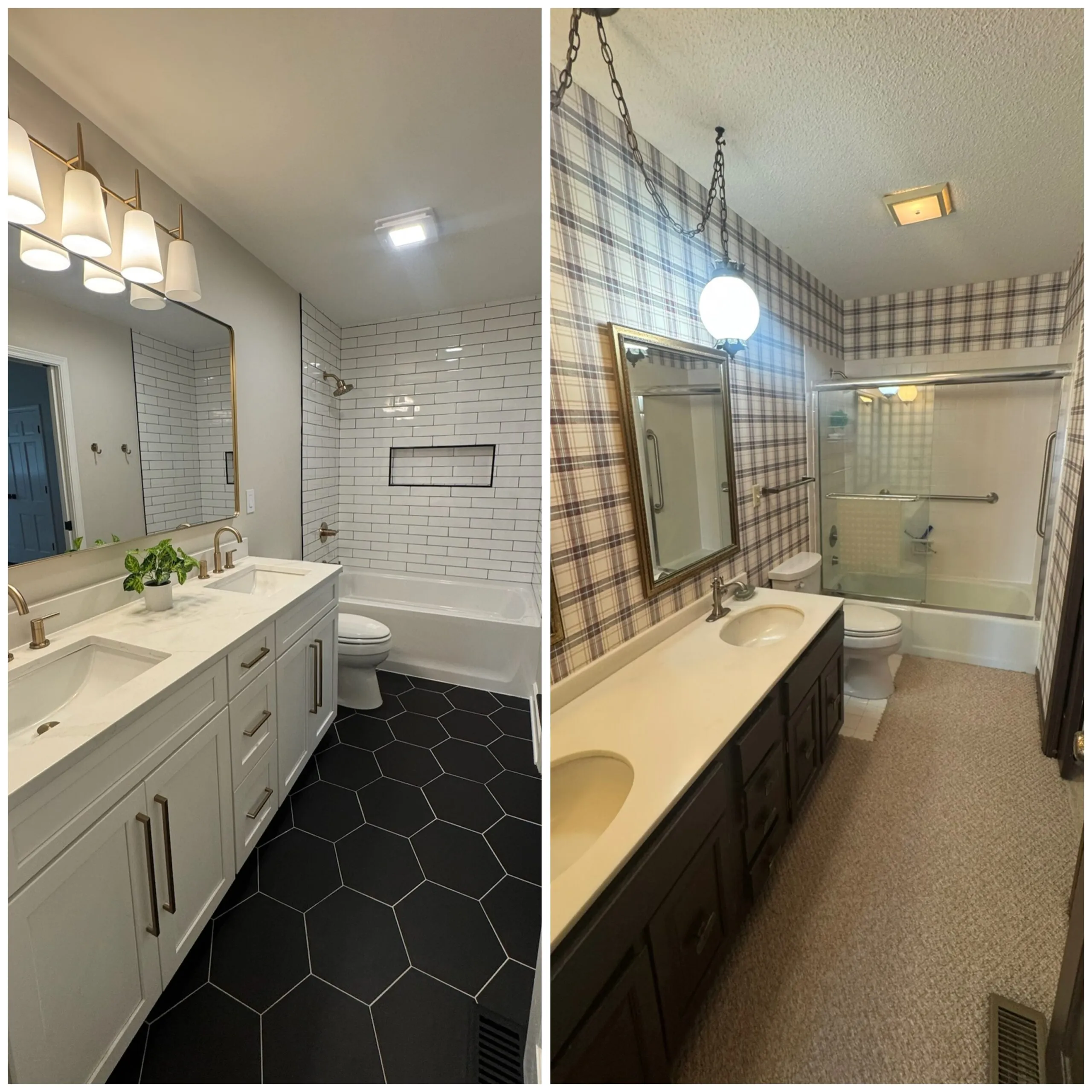 Before & After Bathroom Remodel