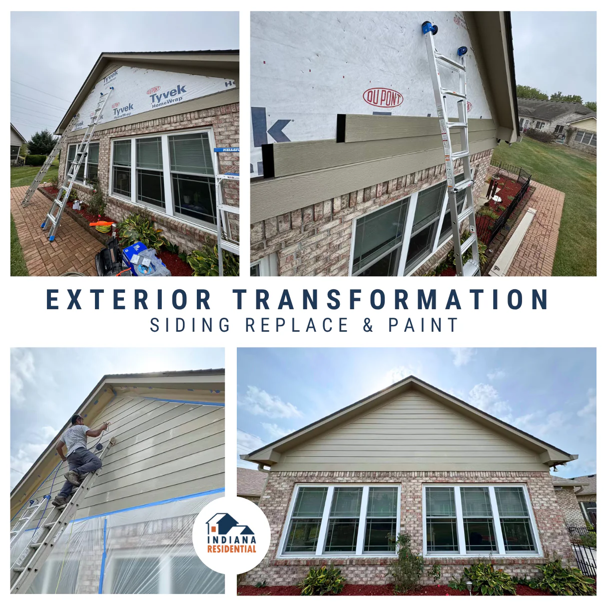 SIDING REPAIRS AND HOUSE PAINT 2025